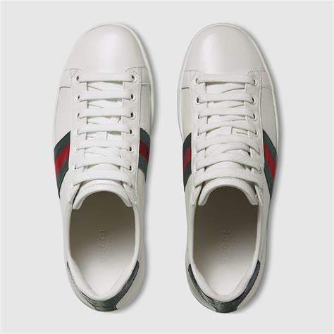 ace leather low-top sneaker gucci review|Gucci ace gg suede sneakers.